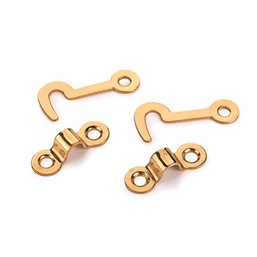 National/Spectrum Brands HHI N211-938 Brass Hook and Staple, 2-Pack