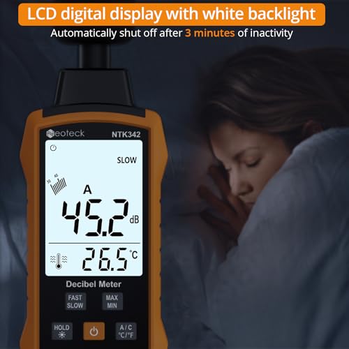 Neoteck 130 dB Digital Sound Level Meter with A/C Weighting