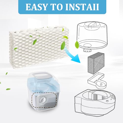 WF813 Humidifier Filter Replacement for Equate RCM-832 & Duracraft Cool Mist
