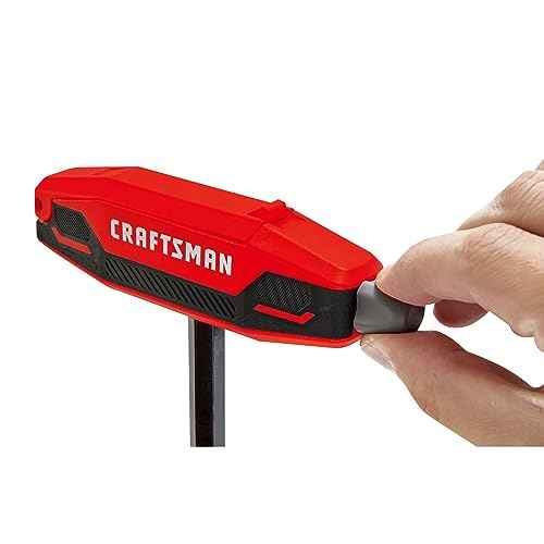 CRAFTSMAN Universal L-to-T Allen Wrench Adapter, Convert Most Sizes of Metric, SAE and Torx l-keys to a T-handle (CMHT26023)