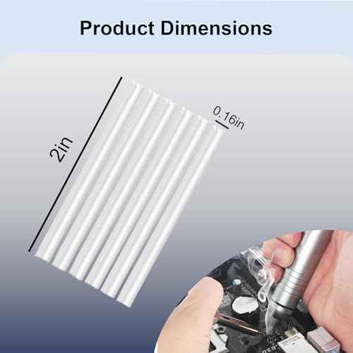 6-piece solder nozzle replacement silicone tubing for SS-02 solder nozzles for easy removal of solder.