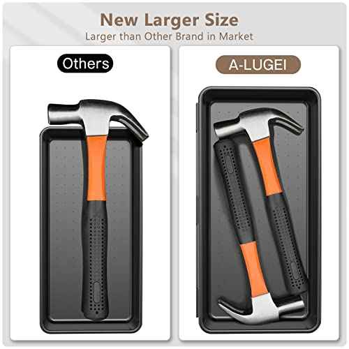 A-LUGEI¡¼?????????? & 5 Size¡½Tool Box Organizer Tray Divider Set, ¡¼Black¡½ Desk Drawer Organizer, Garage Organization and Storage Toolbox Accessories Rolling Tool Chest Cart Cabinet WorkBench Small Part