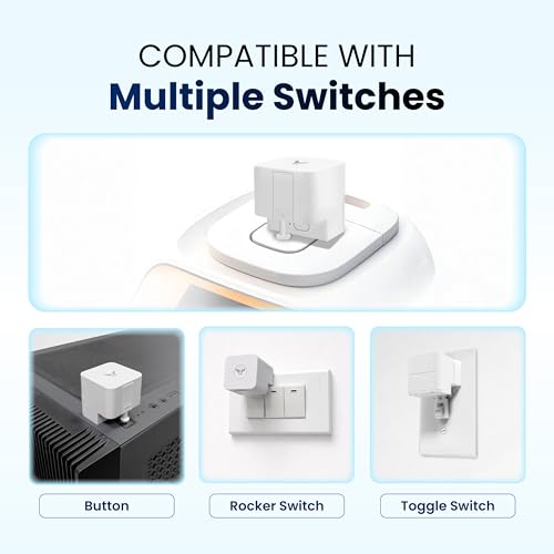 Osprey.Life Smart Fingerbot with WiFi Gateway, 2.4GHz Wi-Fi, White