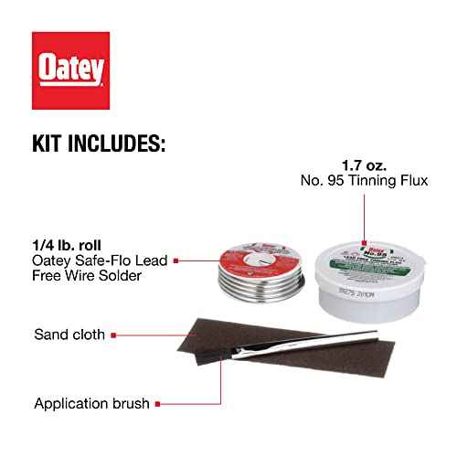 Oatey 50683 1/4lb Silver Safe Flo Solder