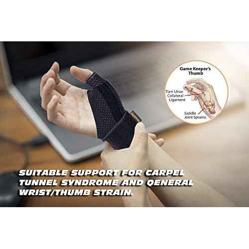 THX4COPPER Reversible Thumb Wrist Stabilizer Compression Splint for BlackBerry Thumb, Trigger Finger, Hand Pain Relief, Arthritis, Tendonitis, Sprain, Carpal Tunnel, Durable, Comfortable,Breathable