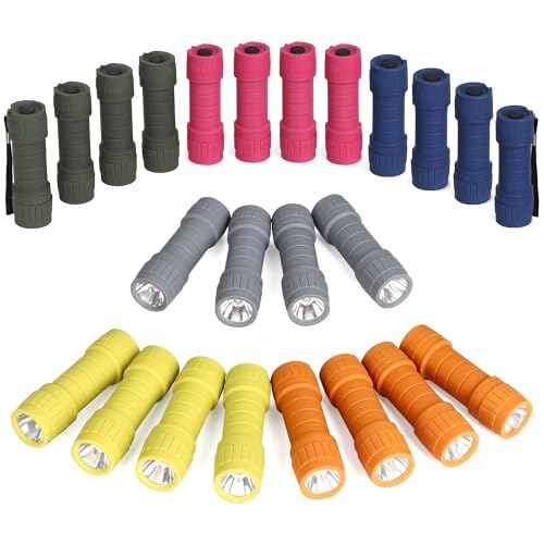 24-Pack Small Flashlights Set, Super Bright 100 Lumen LED Flashlight Pack with 72-Piece AAA Batteries Included, Mini Flashlight, Outdoor Flashlight for Camping, Hiking, Emergency