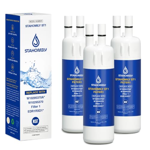 Stahomily 3-Pack Whirlpool W10295370A Water Filter Replacement for Everydrop 1