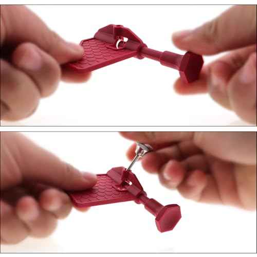 Pivot Pin Nylon Installation Tool Pivot Pin Installation Pivot Pin Tool Red Pivot Pin Installation Tool Locating Plunger For Repairing Pivot Pins Portable Household Assembly Tool