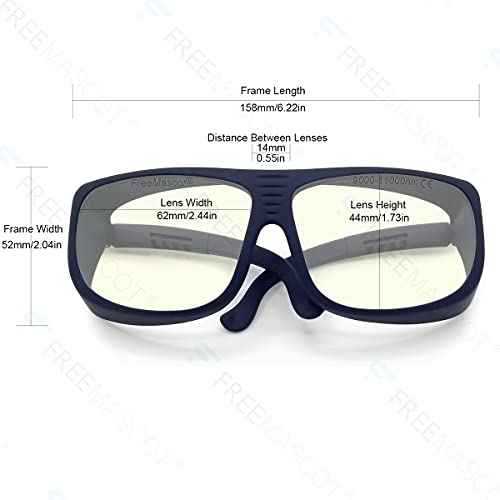 FreeMascot OD 6+ 9000nm-11000nm / 10600nm Wavelength CO2 Laser Safety Glasses