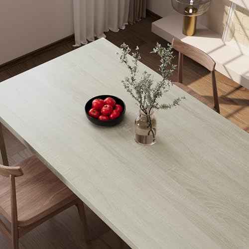 VaryPaper 15.7" x 78.7" Light Oak Wood Contact Paper Peel and Stick Countertops Wood Look Wallpaper Waterproof Removable Wood Grain Vinyl Wrap for Cabinets Furniture Self Adhesive Wood Laminate Sheets