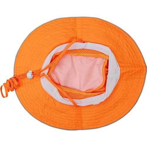Ironwear 1271-O Booney Hat with Adjustable Neck Strap, LG, Orange (1)