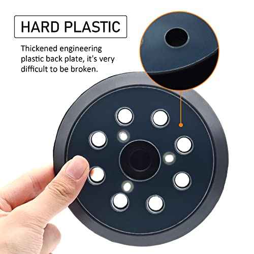 5 Inch Sander Replacement Pad for DW4388, Compatible with DeWalt D26451,D26453,DW421,DW423 Orbital Palm Sander