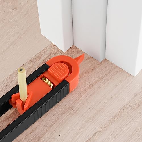 Yuntop Precise Contour Scribe Tool Kit with 2 Pencils — Adjustable Locking Contour Gauge for Woodworking
