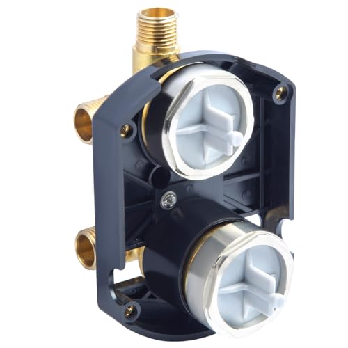 The Door Bull R22000 Brass Universal Rough-In Shower Valve with Diverter - Model R22000