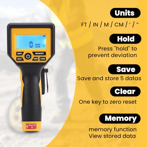Measuring Wheel with Backlit Display, 0.03