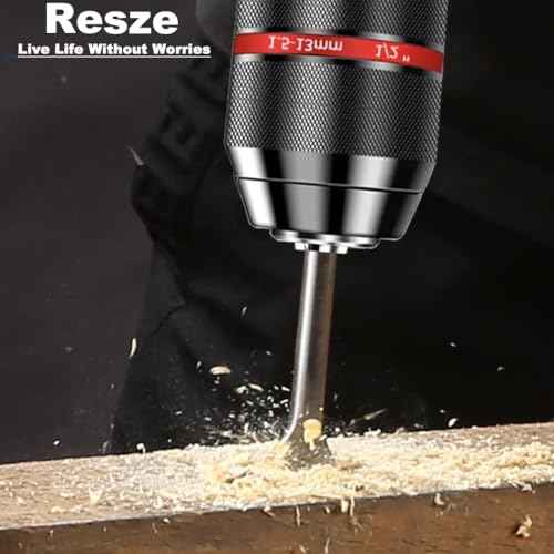 Keyless Hand Drill Chuck,3-Jaw Drill Chuck,Self -Tightening Multipurpose 1/2"- 20UNF Mount 1.5-13mm Drill Press Adapter for Hand Drill Impact Driver Power Drill,1/4" Hex Shank