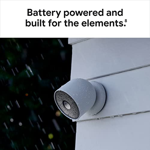 Google Nest Cam Outdoor & Indoor Battery Wireless Security Camera (1 Pack)