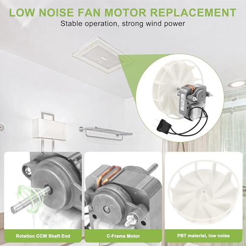 TOMOON Bathroom Vent Fan Motor Replacement for Broan NuTone S99080166
