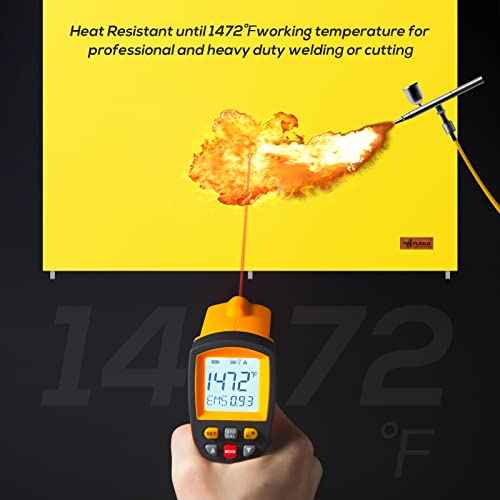 FLASLD Acrylic Coated Welding Blanket, Welding Curtain Welding Shield for Industrial and Home Use (4 ft x 6 ft, Yellow)