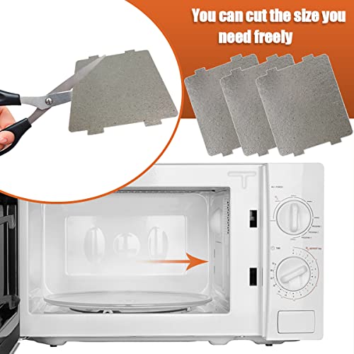 Yuntop 5 Pcs Microwave Waveguide Covers 4 x 4.7 in Mica Sheets