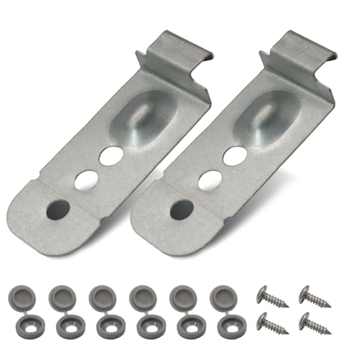 2Pcs Dishwasher Mounting Bracket Kit for Samsung – Heavy-Duty Stainless Steel