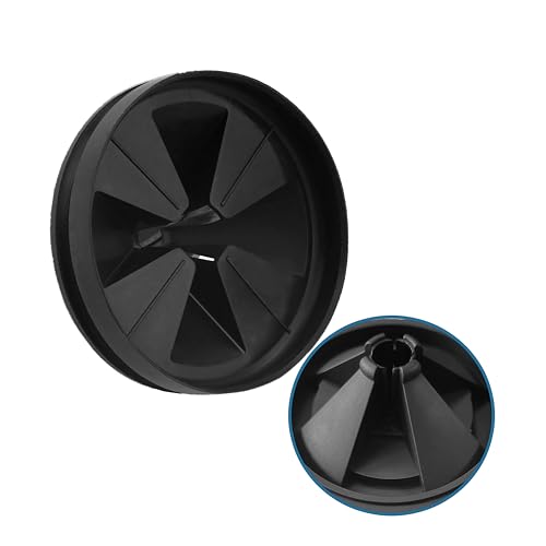 3 1/8" InSinkErator Sink Baffle Splash Guard, Removable Rubber Drain Plug for Evolution Series
