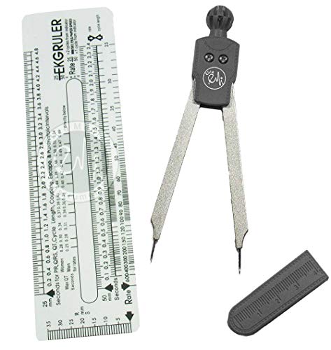 Scrubsmart EKG Caliper and Ruler Combination Set