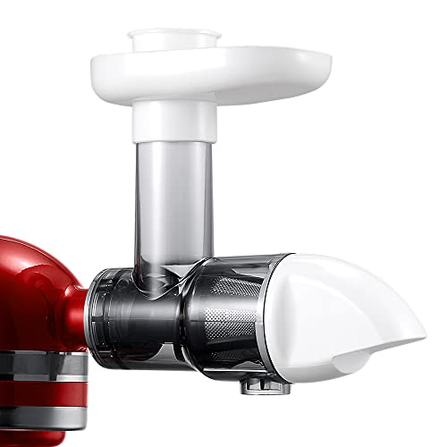 KITOART Masticating Juicer Attachment for KitchenAid Stand Mixers, White