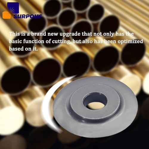 41317 Model E-3469 Tubing Cutter Replacement Wheel Parts (4-Pack) Fits For RIDGID Cutter 101 103 104 117 118 150 151 152 153 205