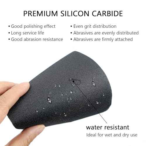 SCOTTCHEN Hand Sanding Blocks Auto Body, 25pcs Sandpaper Woodworking Furniture Sander Hand Tool, Grit 120 to 3000