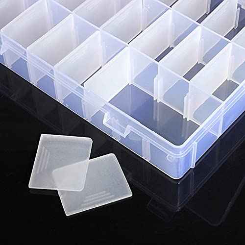 OriGlam 24 Compartment Electronic Component Storage Box Case, SMD SMT Case, Electronic Boxes
