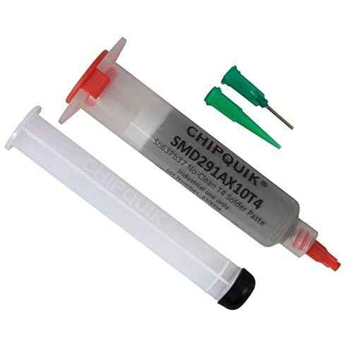 Chip Quik SMD291AX10T4 Solder Paste no clean 63Sn/37Pb in 10cc syringe 35g (T4)