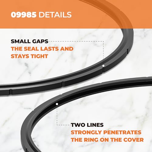 Pokin 09985 Pressure Canner Sealing Ring for Presto 16-23 Qt (Includes 23 Quarts)