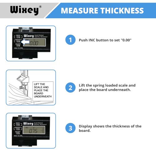 WR510 Electronic Digital Readout Kit for Portable Planers, Multi