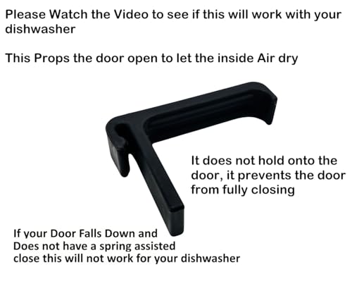 IQ Labs Dishwasher Door Opener — Top Rack Prop to Keep Door Open