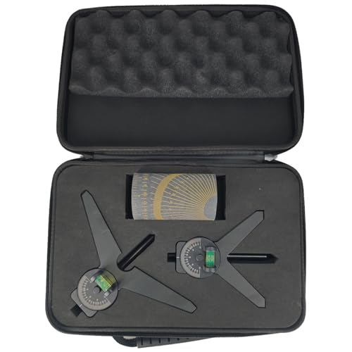 Magnetic Center Finder, Y-Shape Pipefitter, Protractor, 3-Piece