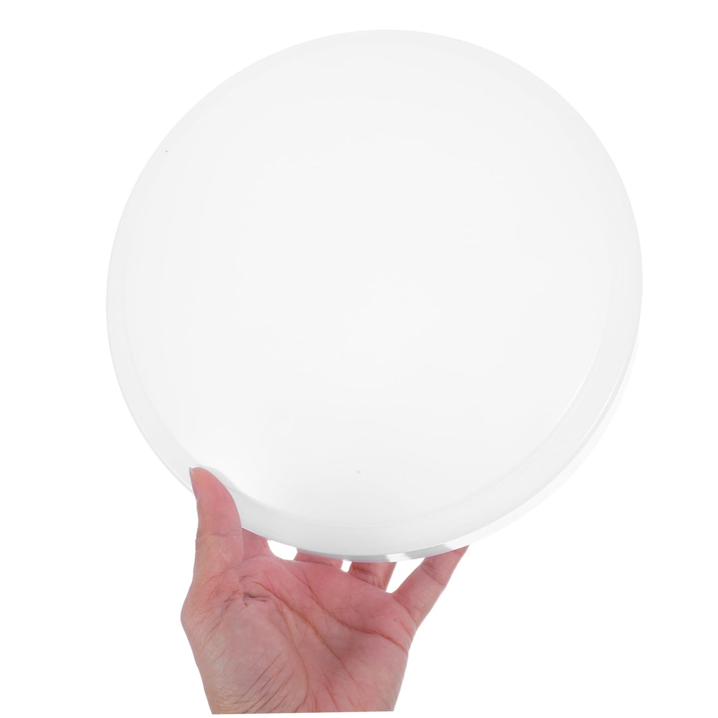 KONTONTY Flush Mount Plastic Lampshade Replacement for Ceiling Light Fixtures Decorative Dome Cover for Kitchen Bathroom Bedroom Elegant Design