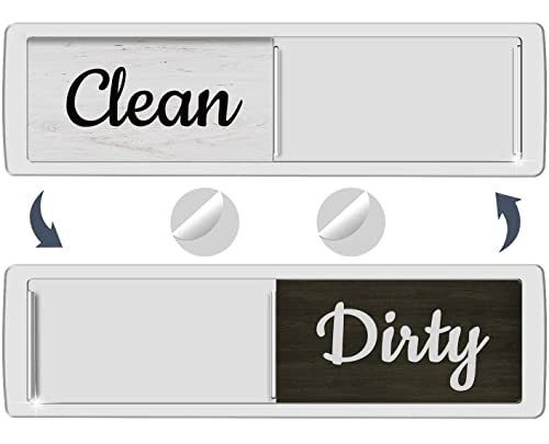 Oxepleus Clean Dirty Magnet for Dishwasher - Farmhouse A-Silver