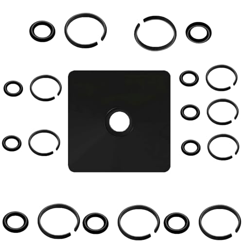 ¡¼5-Pack Impact Retaining Ring Clip Kit¡½ 1/2" & 3/8" O-Ring Set for Milwaukee Electric/Pneumatic Impact Wrenches | Heat-Treated Steel + Anvil Tool | Compatible with M18, M12 Fuel, Air Tools