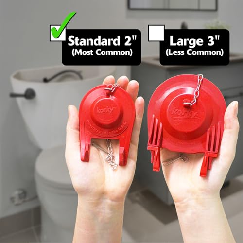 Korky Universal 2-Inch Ultra High Performance Toilet Flapper - Adjustable Fit, Made in USA (Variation 1)