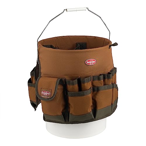 Bucket Boss Bucketeer Bucket Tool Organizer Pack of 1 in Brown - Fits 5-Gallon Buckets