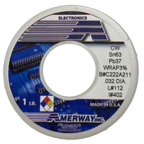 Sn63Pb37 WRAP3 .032 1 lb. Spool