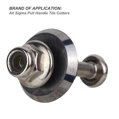 12mm Tile Cutter Scoring Wheel 14A for All Sigma Pull Handle Tile Cutters,Alloy Manual Tile Cutting Wheel for Ceramic Tile, Ceramics, Porcelain, Glass