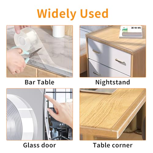 1.57in x 9.84FT Clear Corner Protector Strip Baby Safety Edges Guard
