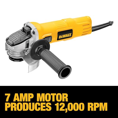 DEWALT 4-1/2 Inch Angle Grinder with One-Touch Guard - Corded Power Tool, DWE4011 (Angle Grinder Only)