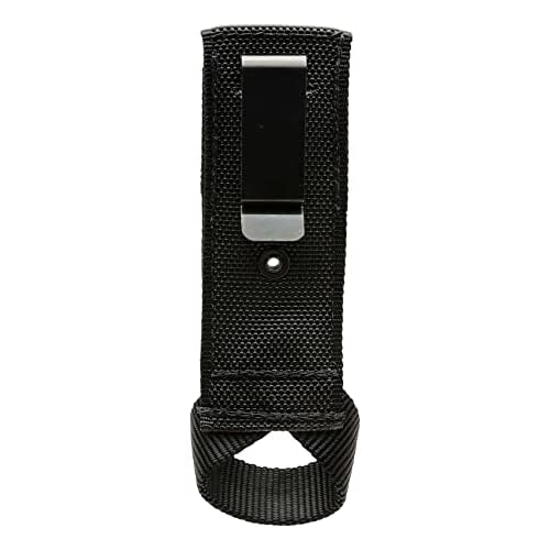 Diamondback Gun Loop Drill Holster - Durable SuperFabric Drill Holder for Tool Belt - Professional-Grade Tool Belt Drill Holster for Nail Guns, Driver, Chalk Line and Tools - Black, 7" x 2"