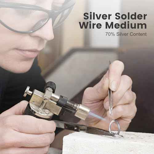 5 Feet Silver Solder Wire Medium Silver Solder 22 Gauge For Jewelry Repair Silver Repair