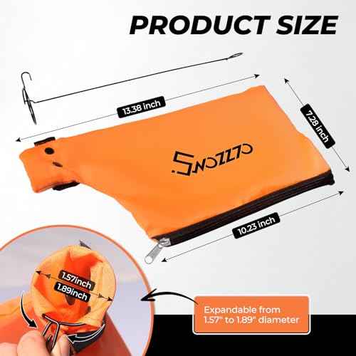 2 PCS Large Capacity Miter Saw Scraps Collector Bag with PVC Transparent Window,Universal Collector Bag for 255 Miter Saw, Scraps Collector Bags for Collecting Wood Chips,Particles from Miter Saws