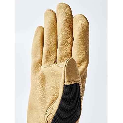 Hestra Job Kobolt Leather Gloves for Landscaping, Construction, Woodworking, and General Multi-Use Protection