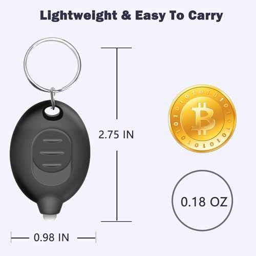Mini LED Keychain Flashlight, Ultra Bright Tiny Flashlight, Small Keychain Flashlight White Light, Micro Pocket Key Ring LED Flashlight for Emergency Lighting - Multicolor Shell (8PCS)